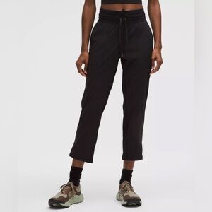 Lululemon Athletica Black Dance Studio Mid Rise Black Cropped Pants
